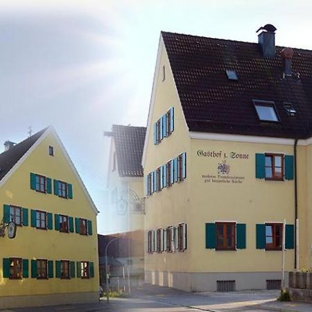 Gasthof Zur Sonne Jettingen-Scheppach Exterior foto